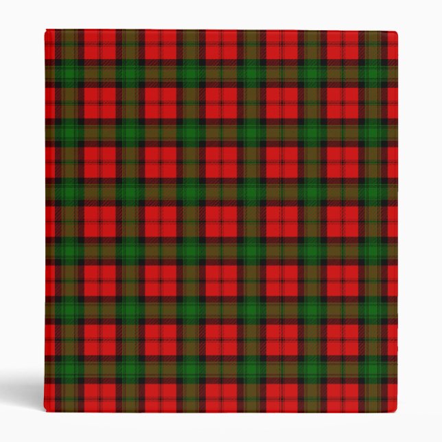 Clan Kerr Tartan Binder (Front)