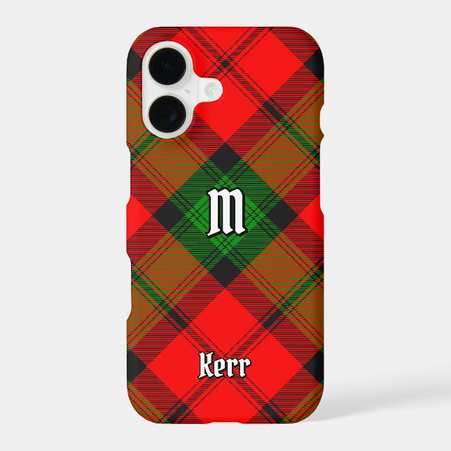 Clan Kerr Tartan Case-Mate iPhone Case (Back)