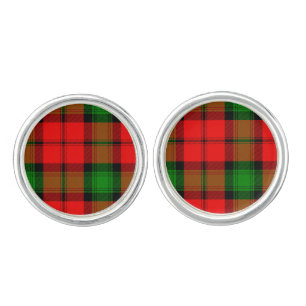 Clan Kerr Tartan Cufflinks