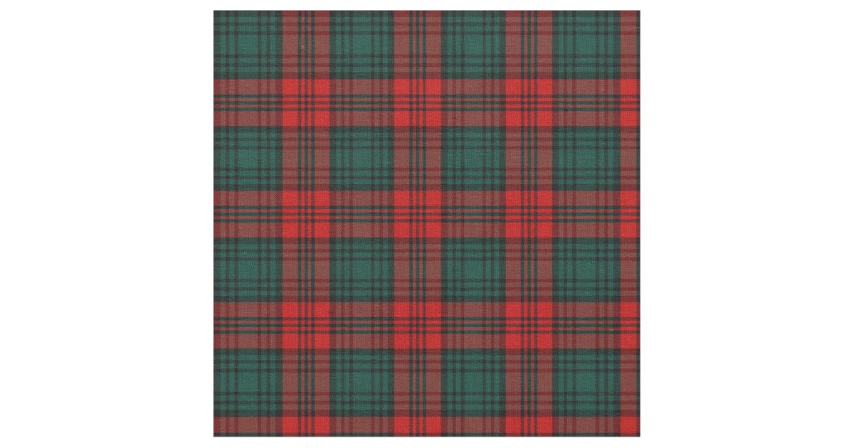 Clan Kerr Tartan Fabric | Zazzle