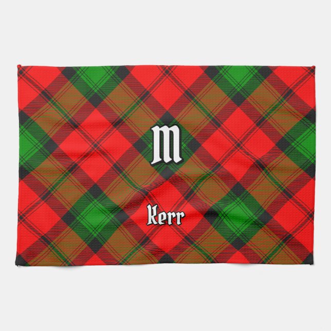 Clan Kerr Tartan Kitchen Towel (Horizontal)