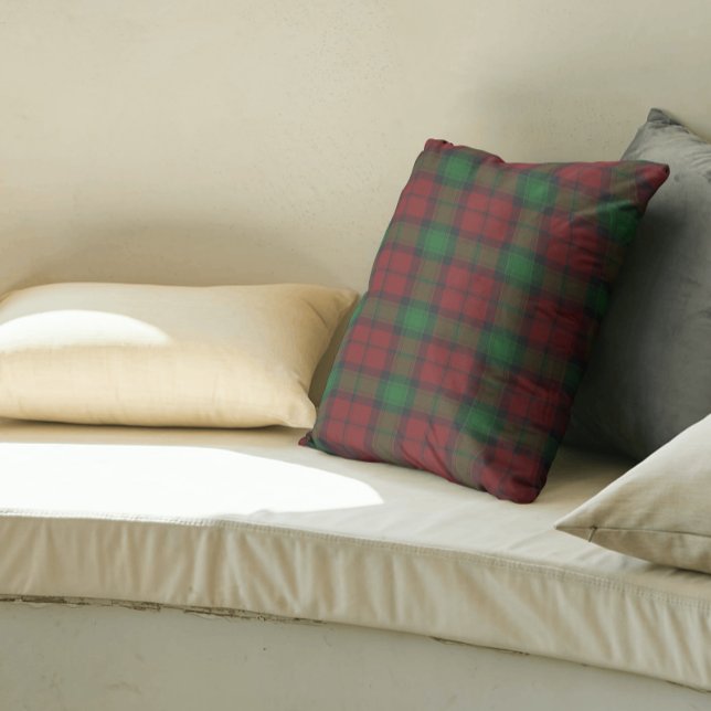 Clan Kerr Tartan Plaid Throw Pillow (Check out the entire collection of Clan Kerr Decor & Gifts)