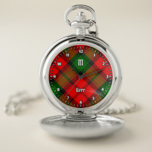 Clan Kerr Tartan Pocket Watch