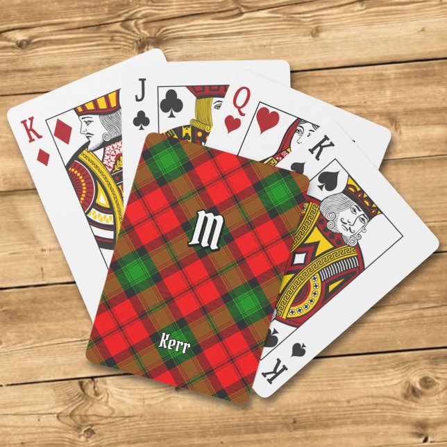 Clan Kerr Tartan Poker Cards (Creator Uploaded)
