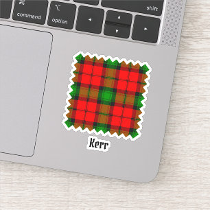 Clan Kerr Tartan Sticker