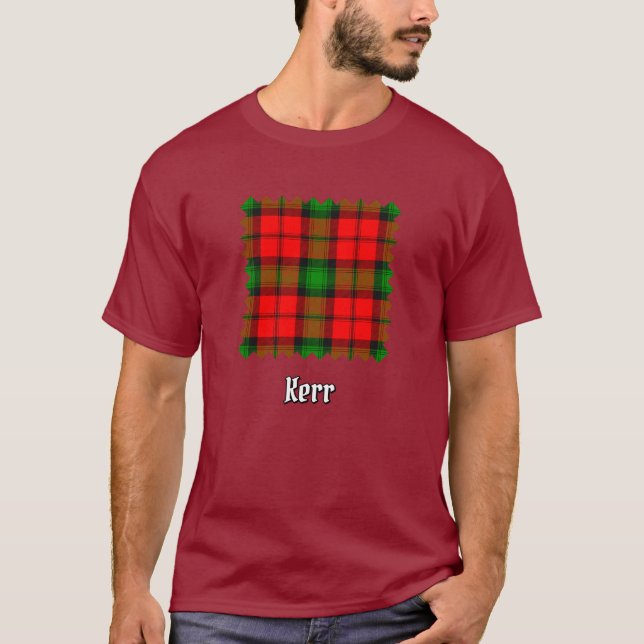 Clan Kerr Tartan T-Shirt (Front)