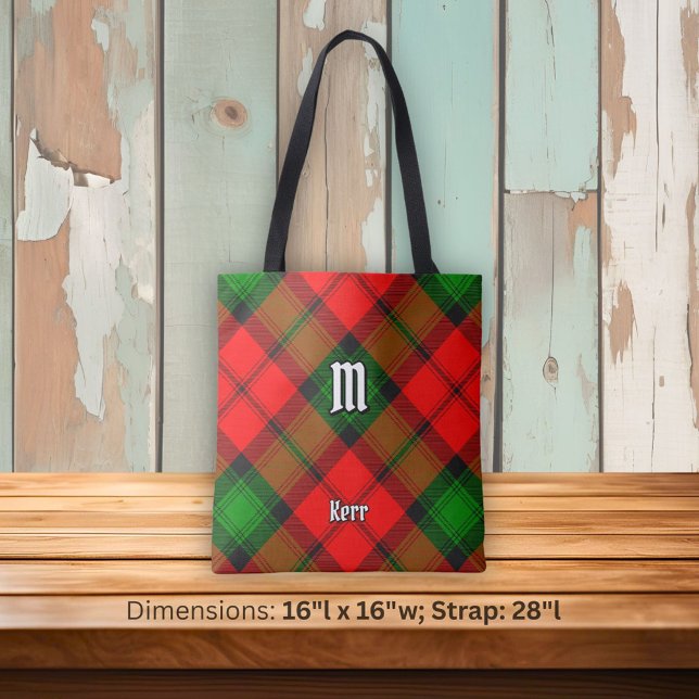 Clan Kerr Tartan Tote Bag (Creator Uploaded)