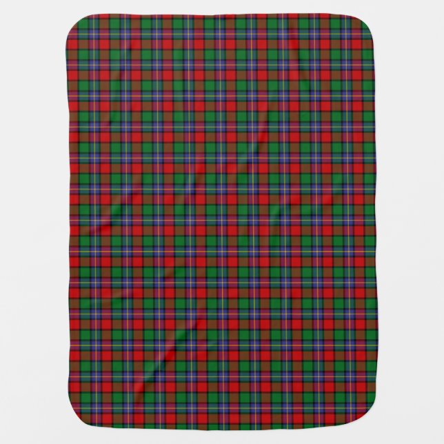 Clan Kilgore Tartan Swaddle Blanket (Front)