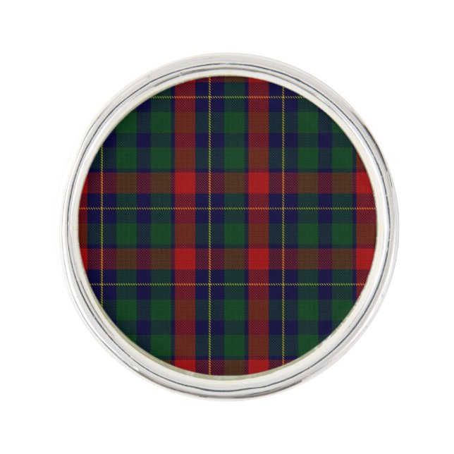 Clan Kilgour Plaid Lapel Pin (Front)