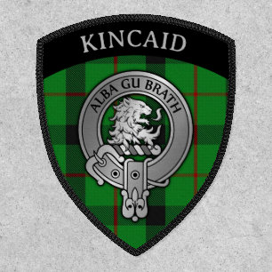 Clan Kincaid [EDIT] Tartan & Alba Gu Brath Crest Patch