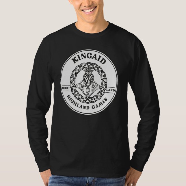 Clan Kincaid Scottish Thistle Highland Games T-Shirt (Front)
