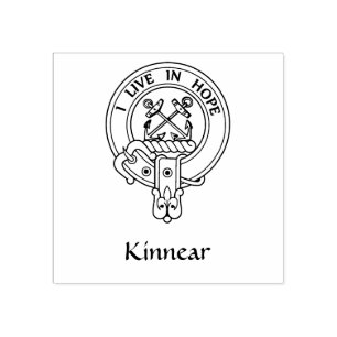 Clan Kinnear Crest Rubber Stamp