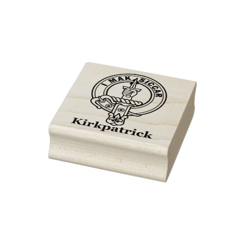 Clan Kirkpatrick Crest Rubber Stamp