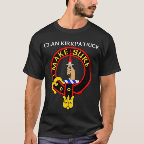 Clan Kirkpatrick red badge T_shirt