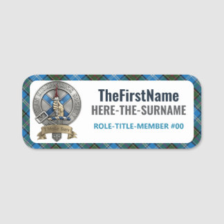 Clan Kirkpatrick Society - CKS Name Tag #2