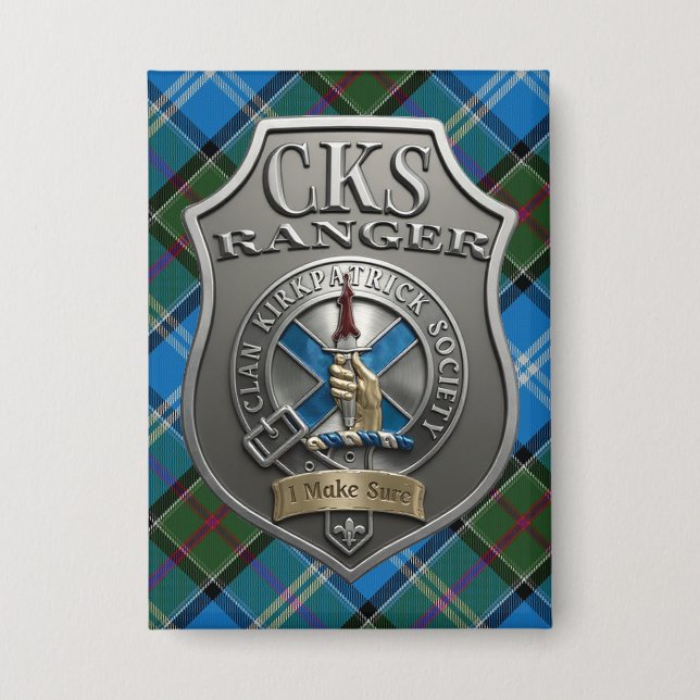 Clan Kirkpatrick Society - CKS Ranger Badge Ver. 2 Button (Front)
