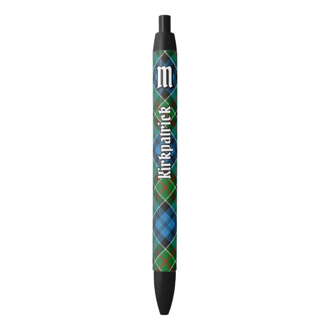 Clan Kirkpatrick Tartan Pen (Front Vertical)