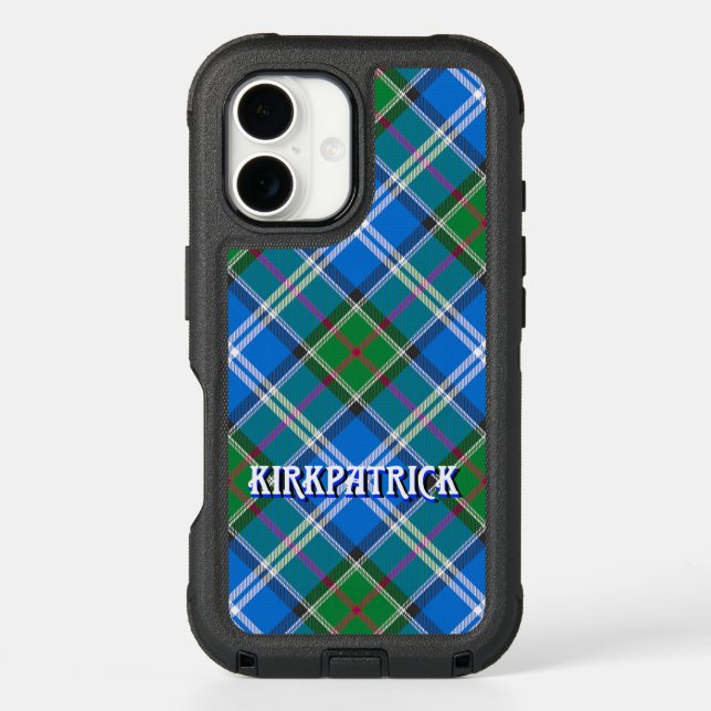 Clan Kirkpatrick Tartan Phone Case (Back)