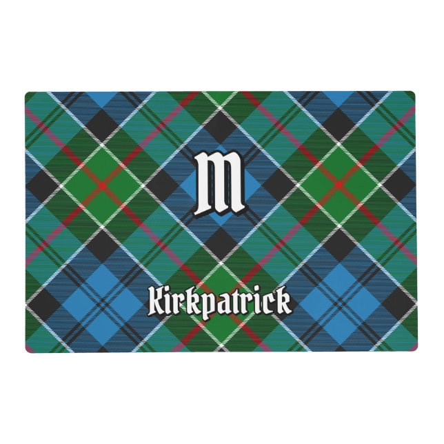 Clan Kirkpatrick Tartan Placemat (Front)