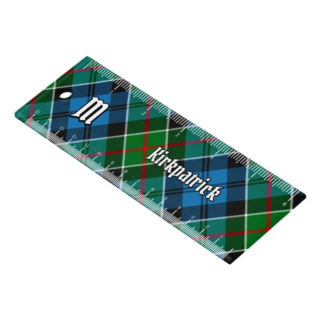 Clan Kirkpatrick Tartan Ruler (Angled)