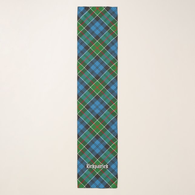 Clan Kirkpatrick Tartan Scarf (Front)