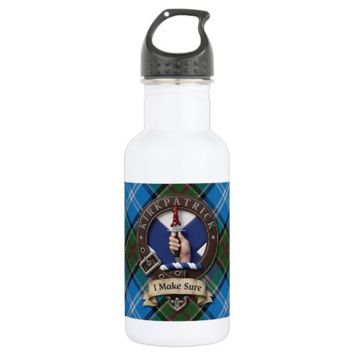 Clan Kirkpatrick Water Bottle - 16oz White