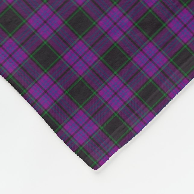 Clan Laird Tartan Fleece Blanket (Corner)