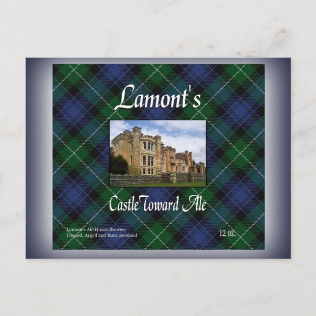 Clan Lamont Castle Toward Ale Postcard (Front)