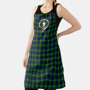 Clan Lamont Crest Badge & Tartan Apron