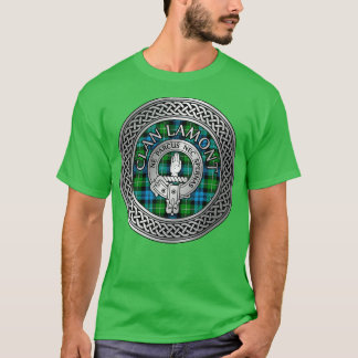 Clan Lamont Crest Tartan Knot T-Shirt