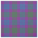 Clan Lang Tartan Purple, Green and Blue Plaid Fabric