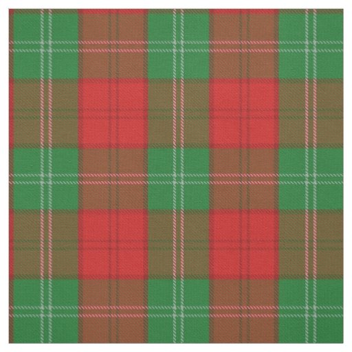 Clan Lennox Scottish Tartan Plaid Fabric