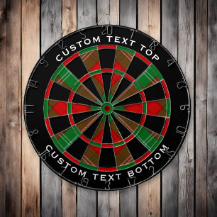 Clan Lennox Tartan Dart Board