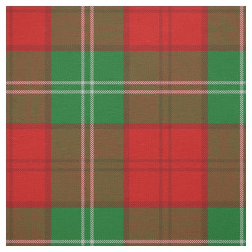 Clan Lennox Tartan Fabric