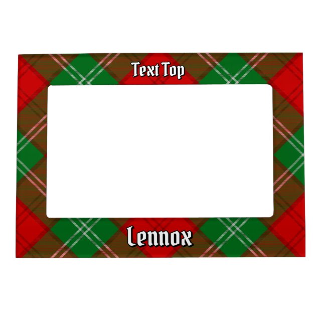 Clan Lennox Tartan Magnetic Frame (Front)