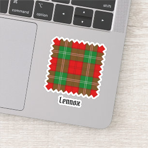 Clan Lennox Tartan Sticker