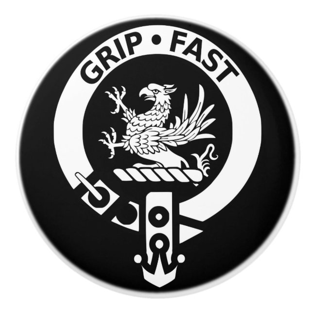 Clan Leslie Crest Badge Drawer Pulls (Front)