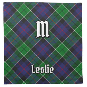 Clan Leslie Hunting Tartan Cloth Napkin