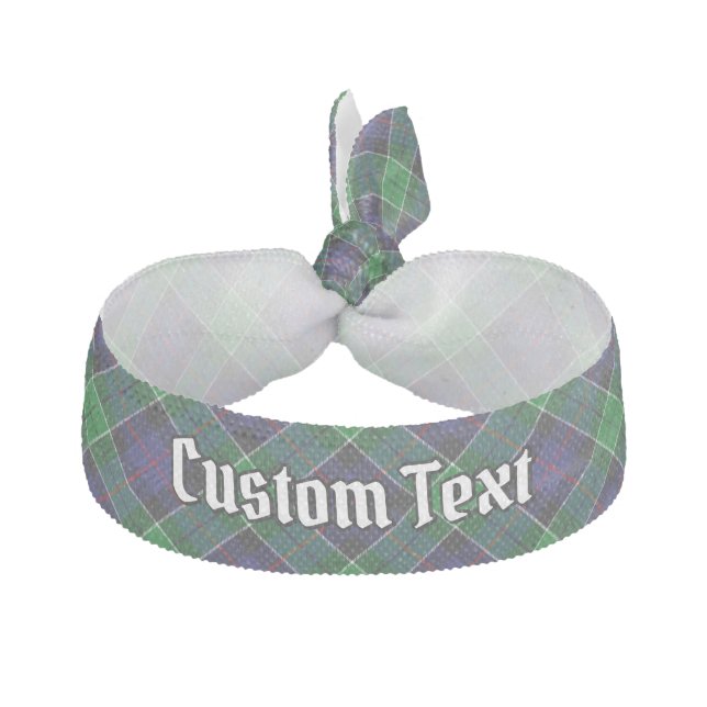 Clan Leslie Hunting Tartan Elastic Hair Tie (Front)
