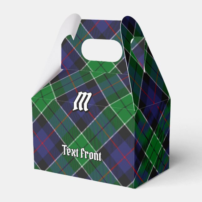 Clan Leslie Hunting Tartan Favor Boxes (Front Side)