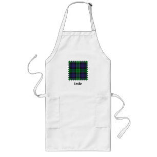 Clan Leslie Hunting Tartan Long Apron