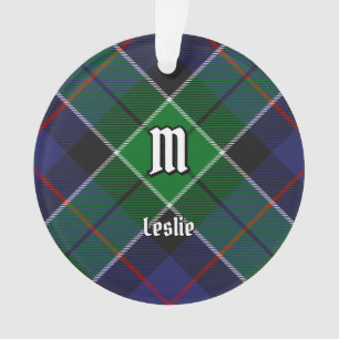 Clan Leslie Hunting Tartan Ornament