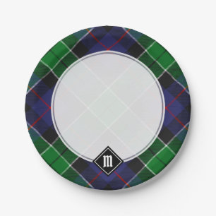 Clan Leslie Hunting Tartan Paper Plates
