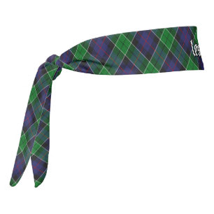 Clan Leslie Hunting Tartan Tie Headband