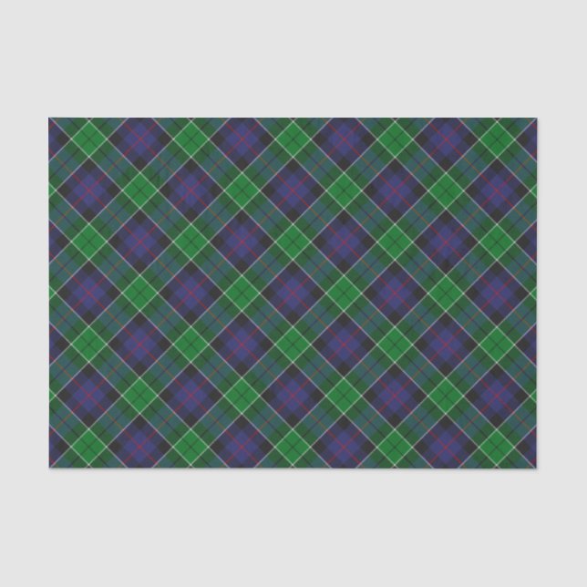 Clan Leslie Hunting Tartan Tissue Paper (Front)