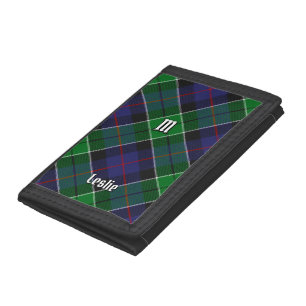Clan Leslie Hunting Tartan Trifold Wallet