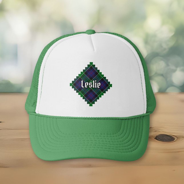 Clan Leslie Hunting Tartan Trucker Hat (Creator Uploaded)