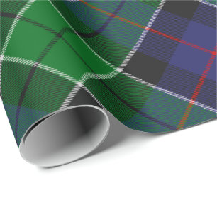 Clan Leslie Hunting Tartan Wrapping Paper