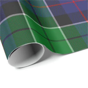 Clan Leslie Hunting Tartan Wrapping Paper