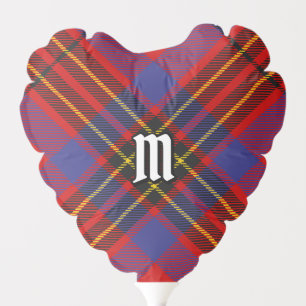 Clan Leslie Red Tartan Balloon